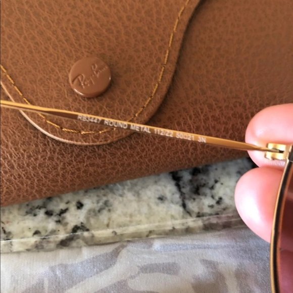 Rayban sunglasses round metal pink 50mm - Picture 5 of 6